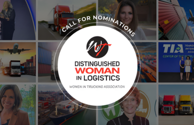 Women In Trucking has opened nominations for the 2026 Distinguished Woman in Logistics Award. Learn who can be nominated, key deadlines, and when the winner will be recognized.