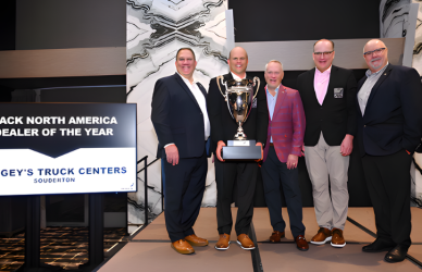 Mack Trucks names Bergey’s Truck Centers its 2025 North American Dealer of the Year, recognizing top performance in sales, service, parts, leasing, and customer satisfaction.