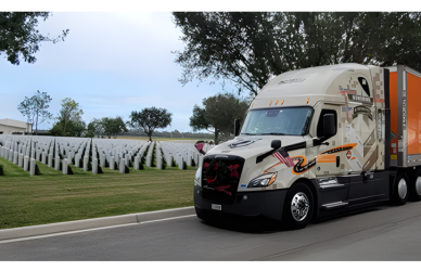 Schneider drivers continue a long tradition supporting Wreaths Across America by hauling thousands of wreaths to national cemeteries, honoring veterans, and encouraging community involvement.