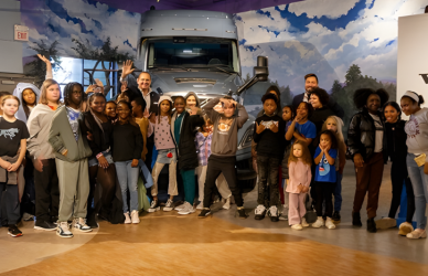 Volvo Group North America donates an all-new VNL 840 to the Miriam P. Brenner Children’s Museum in Greensboro, giving kids a hands-on look at modern truck design and encouraging interest in trucking careers.
