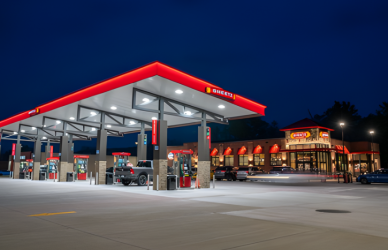 Sheetz opens a new Conover, North Carolina location on February 19 near I-40 Exit 133. The store features seven high-flow diesel lanes for truck drivers and 24-hour service.