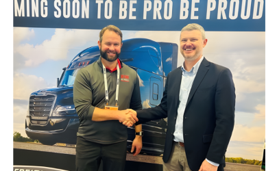 Freightliner donates three fifth-generation Cascadia trucks to Be Pro, Be Proud, expanding mobile training efforts, and supporting the future trucking workforce.