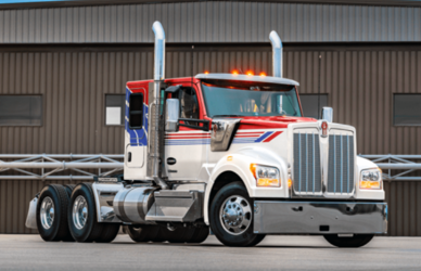 Kenworth revives its iconic TourAmerica paint scheme on select models, tying the limited edition design to the Freedom 250 initiative and a nationwide mobile museum tour.