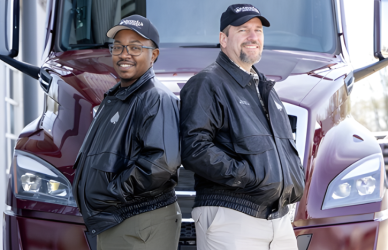 Maverick Transportation honors Charles Baber as Over the Road Driver of the Year and Ron Watson as Dedicated Driver of the Year, recognizing safety, professionalism, and leadership in trucking.
