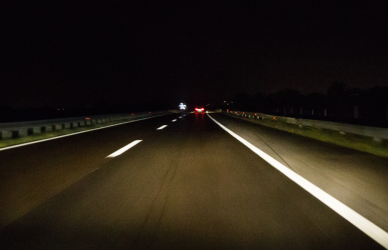 highway at night