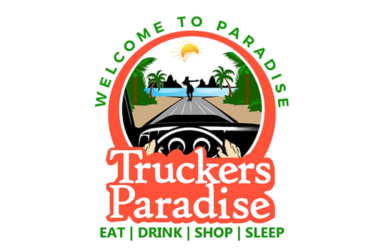 Truckers Paradise logo. Discover All American Truckers Paradise, a newly launched truck parking and service haven in Gainesville, Texas.
