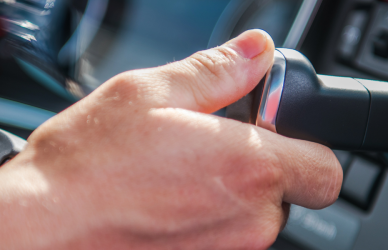 semi truck brake in dash