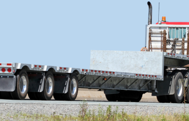 flatbed semi truck