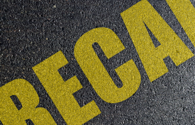 road printed with recall