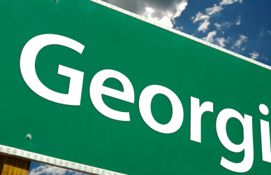Road sign for Georgia