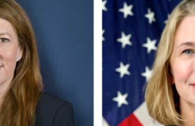 Robin Hutcheson, left, Sue Lawless, (right)