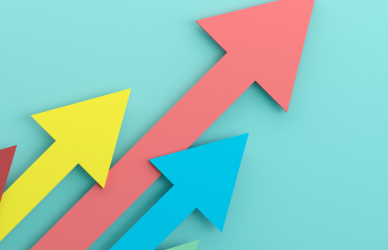 colorful arrows pointing up