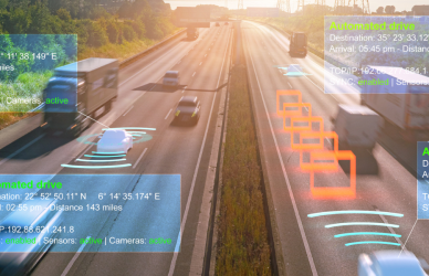 autonomous vehicles on highway