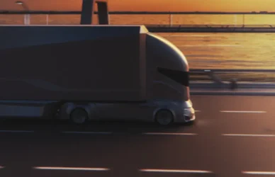 self driving semi truck