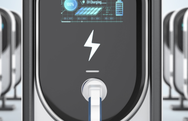 image of many electric vehicle chargers