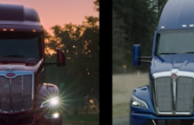 Kenworth and Peterbilt trucks