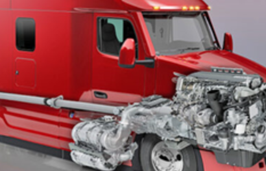 rendering of peterbilts carb compliant MX-13 engine