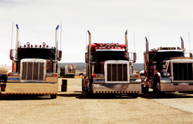 vintage semi trucks
