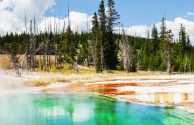 yellostone national park, colorado hot springs