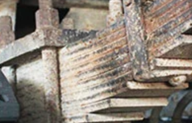 semi truck leaf springs, truck maintenance, replacing leaf springs