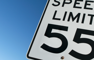 speed limit 55 sign