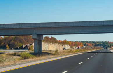 highway going under underpass