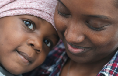 mother with sick child