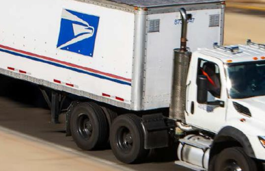 usps semi truck