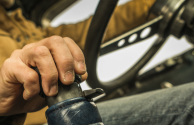 trucker driving semi truck