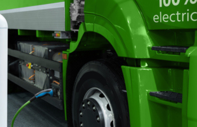 electric semi truck charging