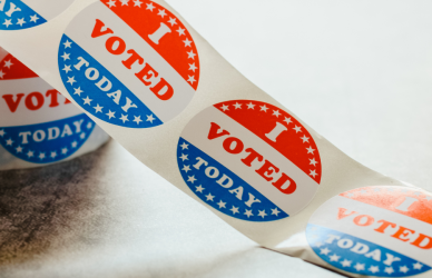 roll of I voted today stickers