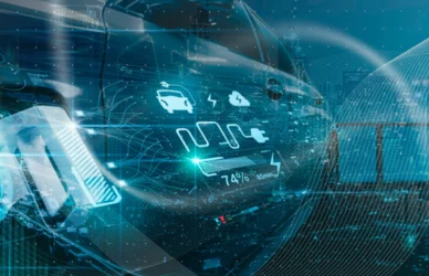 High tech vehicle interior