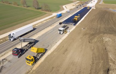 Asphalting Works, Aerial View