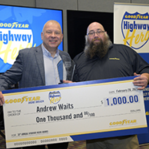 Goodyear Honors 38th Winner of Highway Hero Award