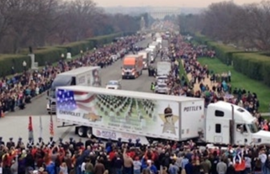 Discover how a convoy of trucking companies, veterans, and volunteers is delivering thousands of commemorative wreaths to Arlington National Cemetery as part of Wreaths Across America’s annual "Escort to Arlington." Join the journey and honor veterans on National Wreaths Across America Day, December 14, 2024.