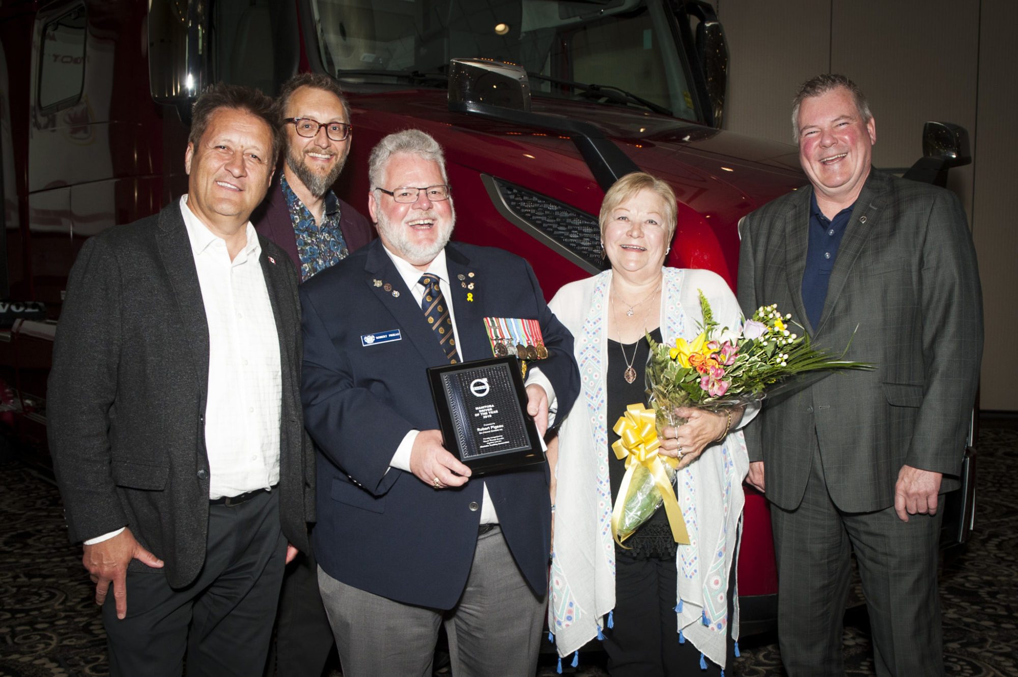 Robert Pigeau 2019 MTA-Volvo Trucks Canada Manitoba Driver of the Year